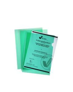 MARBIG LETTER FILE A4 ULTRA FILE GREEN PACK10