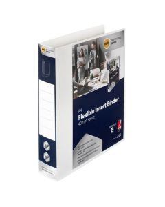 MARBIG PROFESSIONAL PP INSERT BINDER 3D 40MM WHITE
