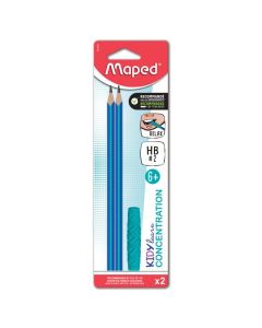 MAPED KIDY LEARN CONCENTRATION PENCIL AND CHEWABLE TOPPER
