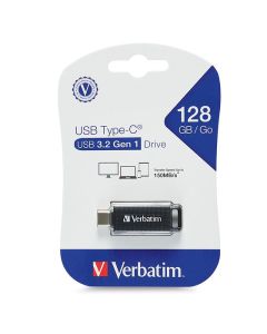 VERBATIM STORE 'N' GO USB-C 3.2 FLASH DRIVE 128GB