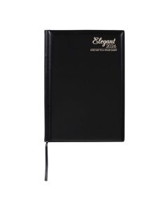 CUMBERLAND 2026 ELEGANT DIARY A5 DAY TO A PAGE BLACK