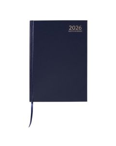 CUMBERLAND 2026 CASEBOUND DIARY A5 WEEK TO VIEW BLUE