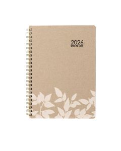 CUMBERLAND 2026 ECO WISE DIARY A5 WEEK TO VIEW KRAFT