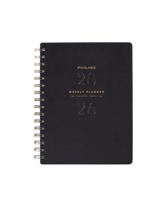 AT-A-GLANCE 2026 AT-A-GLANCE SIGNATURE 2026 A5 DIARY WEEK TO VIEW BLACK