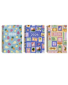 SASCO 2026 MODA DIARY A5 WEEK TO VIEW ASSORTED