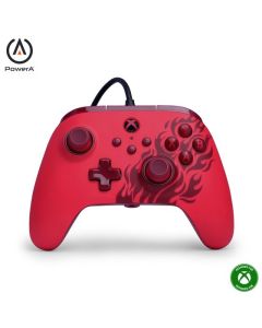 POWER AADVANTAGE WIRED CONTROLLER RED FLAME FOR XBOX X/S