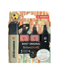 STABILO BOSS NATURE SET A 70/4-2-3 PACK 4