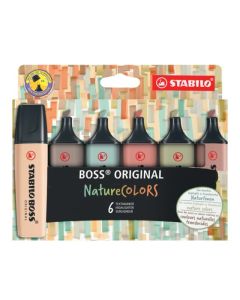 STABILO BOSS NATURE 70/6-2-2 PACK 6