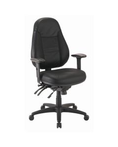 Buro Persona 24/7 Chair - Black Leather