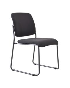 Buro Mario Sled Chair, Black Frame