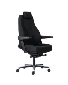 Buro Maverick 24/7 Controller Chair, Black Fabric
