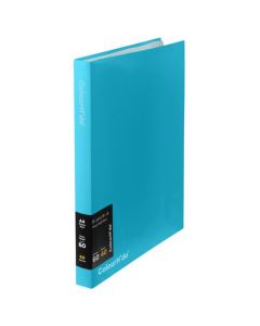 COLOURHIDE FIXED DISPLAY BOOK 40 SHEET SKY BLUE