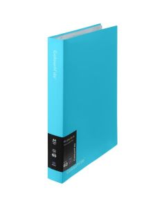 COLOURHIDE FIXED DISPLAY BOOK 60 SHEET SKY BLUE