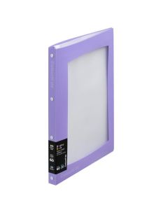 COLOURHIDE INSERT COVER DISPLAY BOOK REFILLABLE 20 SHEET LAVENEDER
