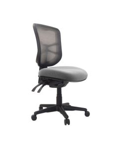 Buro Metro Chair with Seat Slide, Nylon Base, SafeTex Smoke fabric
