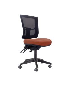 Buro Metro II 24/7 Chair, Nylon Base, SafeTex Rust fabric