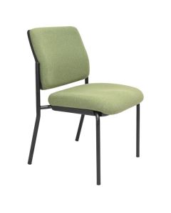 Buro Lindis 4 Leg Black Frame, SafeTex Olive fabric