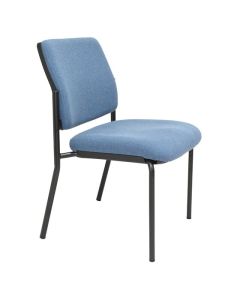 Buro Lindis 4 Leg Black Frame, SafeTex Cobalt fabric