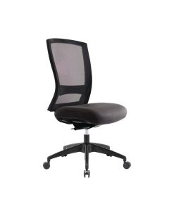 Buro Mentor Mesh Chair, Nylon Base - SafeTex Charcoal fabric