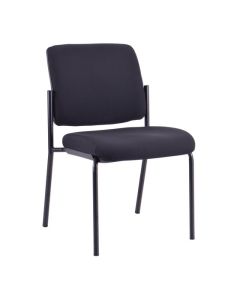 Buro Lindis 4 Leg Black Frame, Black fabric