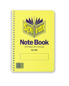 SPIRAX 564 NOTEBOOK SIDE OPENING 167X114MM 80 PAGE