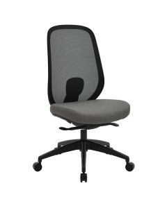 Buro Force Chair, Black Frame & Grey Seat