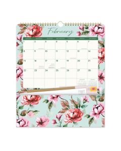 ORANGE CIRCLE 2026 BELLA FLORAWALL CALENDAR 297X348MM
