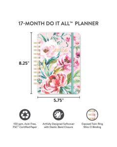 ORANGE CIRCLE 2026 BELLA FLORA WTV DIARY 146X210MM