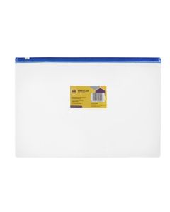 MARBIG CLEAR CASE A4 335 X 245MM BLUE