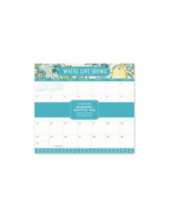 ORANGE CIRCLE 2026 WHERE LOVE GROWS MAGNETIC MONTHLY PAD