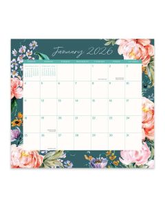 ORANGE CIRCLE 2026 BELLA FLORA MAGNETIC MONTHLY PAD 244X216