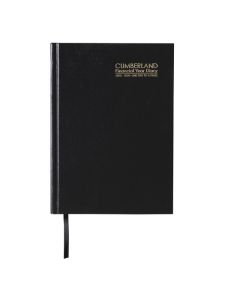 CUMBERLAND FY25/26 CASEBOUND DIARY A5 DTP BLACK