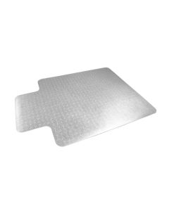 FLOORTEX TRYLOK CHAIR MAT PVC LOW PILE CARPET 115 X 134 KEYHOLE