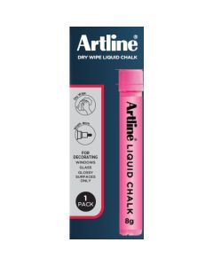 ARTLINE LIQUID CHALK DRY WIPE PK1 PINK HS