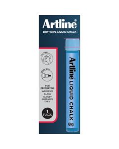 ARTLINE LIQUID CHALK DRY WIPE PK1 BLUE HS