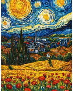 Starry Night Fields 1000 PC