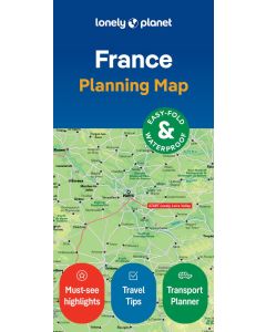Lonely Planet France Planning Map #2 