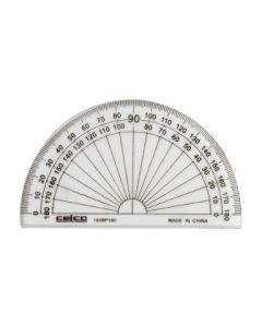 Celco  10cm 180deg Clear Protractor  (Min Order Qty 1)