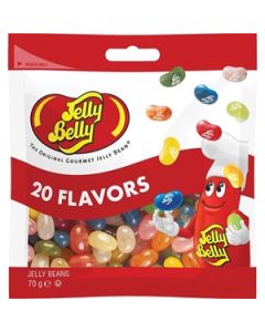 Jelly Belly 70g 20 Assorted Flavors Display of 12