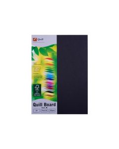 Quill Surface Board 210gsm A4 Pack of 50 : Black