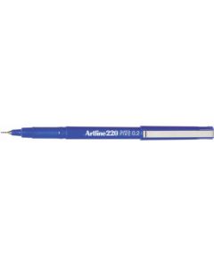 Fineliner Artline  220 Blue 0.2mm box of 12