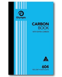 Olympic Carbon Duplicate Book No. 604 200x125 100 Leaf 
