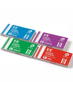 Olympic Check Tickets Book 1-100 Hangsell Pack of 4