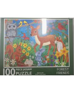 100 Piece Puzzle Forest Friends