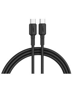 USP Cable USB-C to USB-C 1m Braid Black