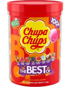 Chupa Chups The best of Tube of 100 (Min order Qty 1)