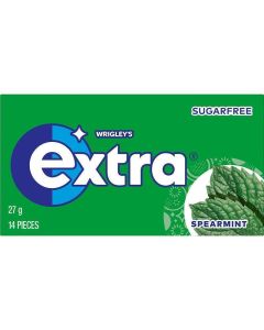 Extra Tab 27g Spearmint Display of 24
