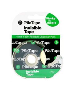 PiloTape Invisible Tape Dispenser 18mmx33m BOX OF 12