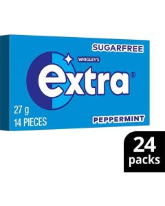 Extra Tab 27g Peppermint Display of 24