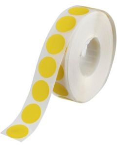 Quikstik Label Dispenser Circles 14mm Yellow (Min Order Qty 1)